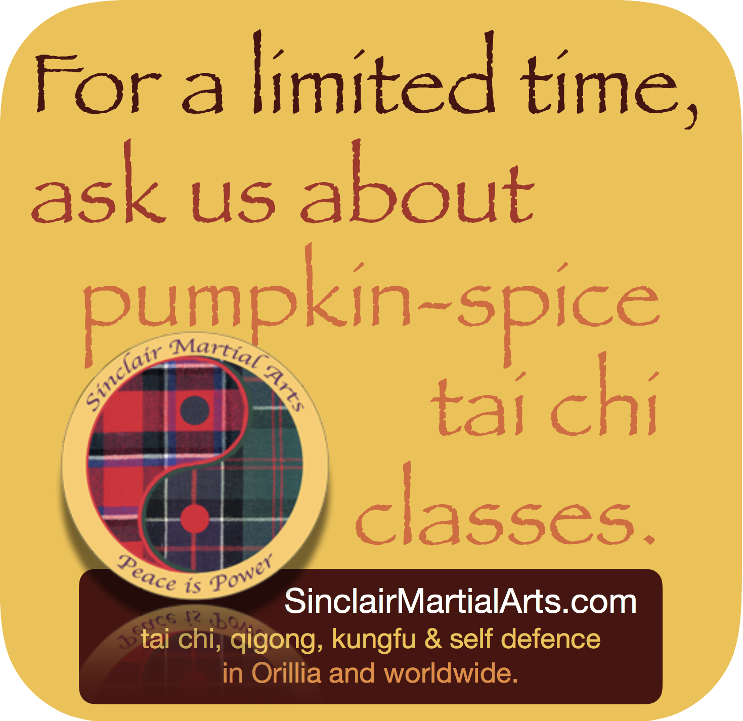 pumpkin-spice tai chi classes